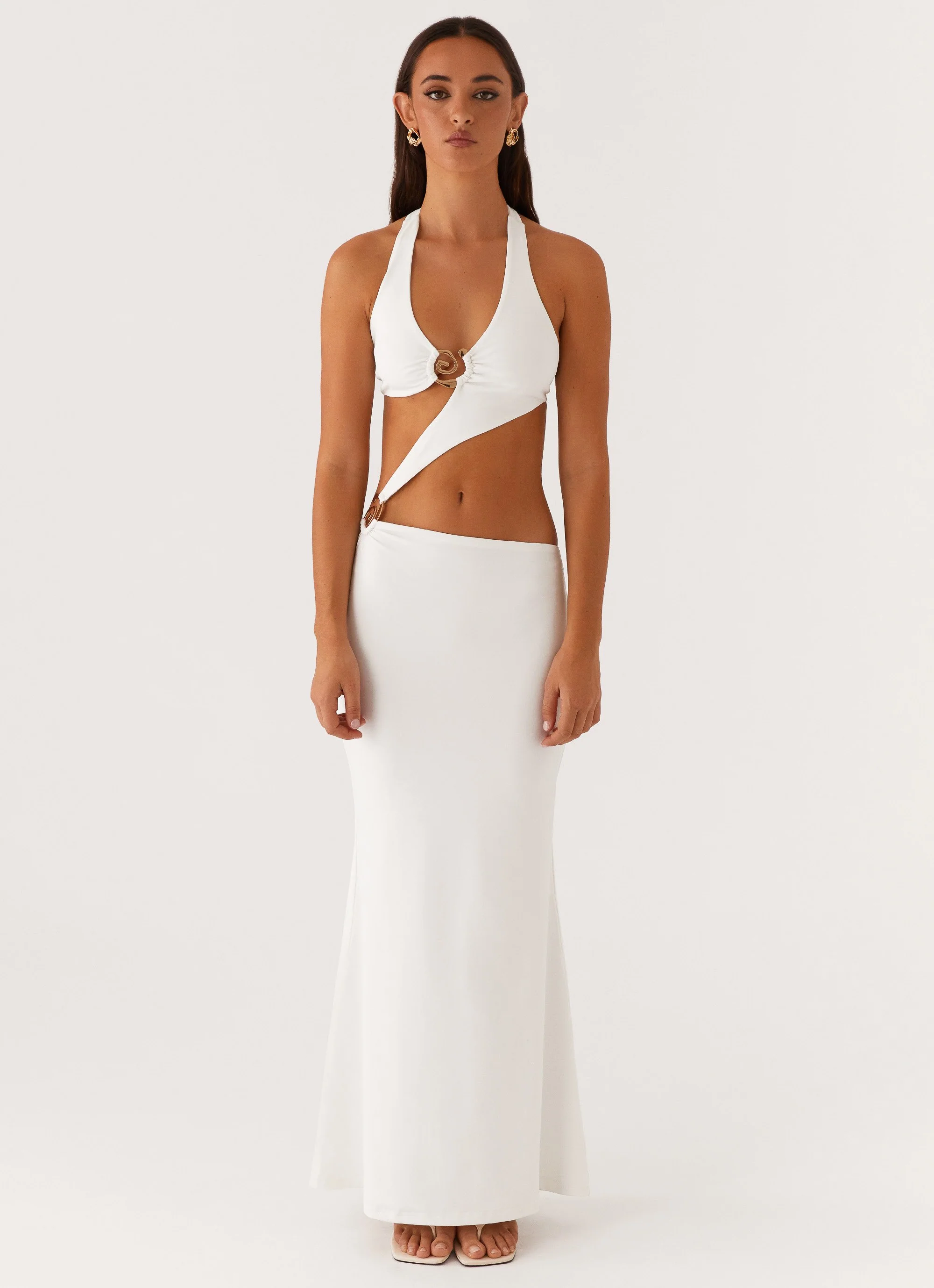 World Series Maxi Dress - White - Image 2
