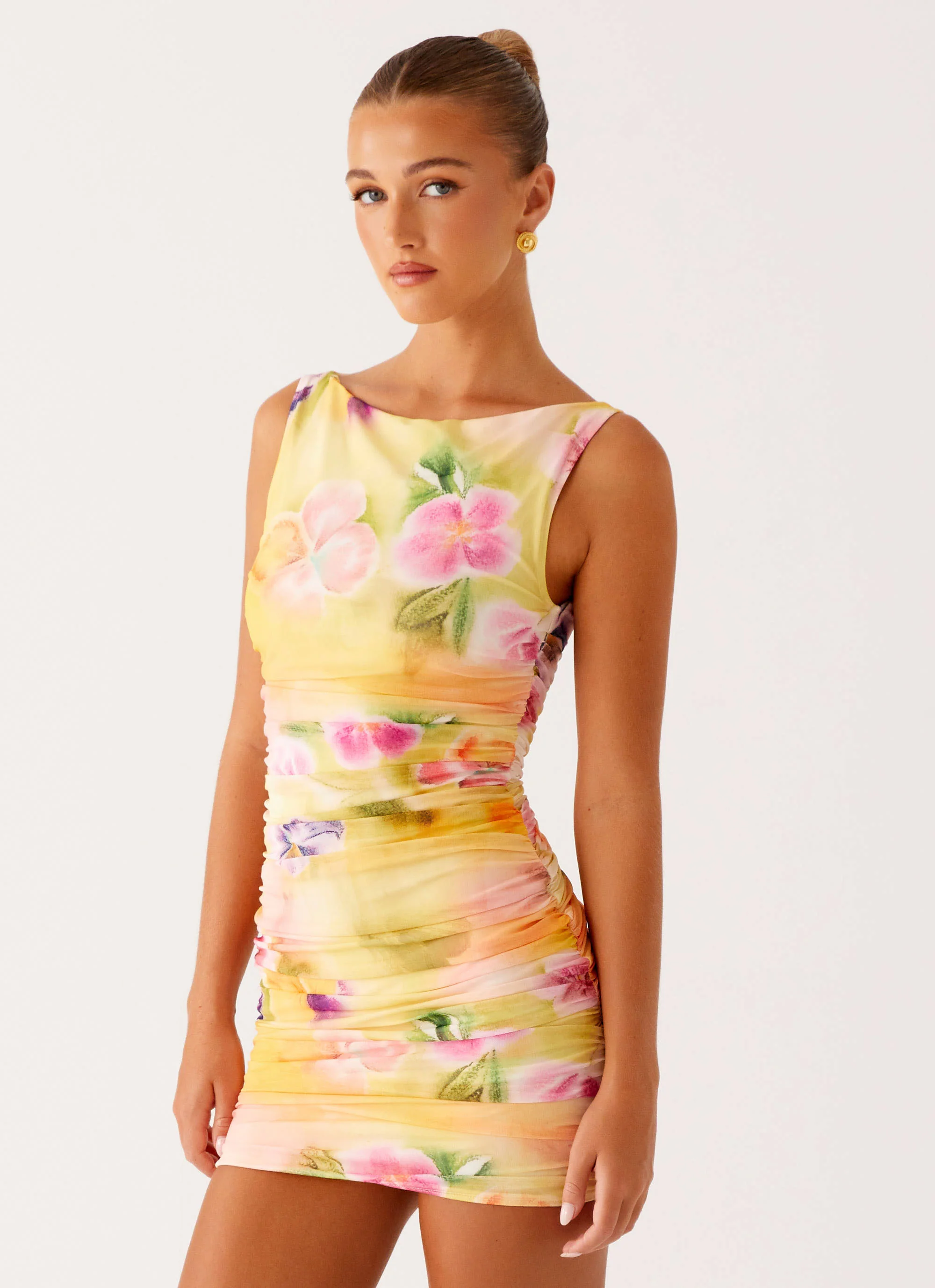 Yennifer Mini Dress - Sunburst Floral - Image 5