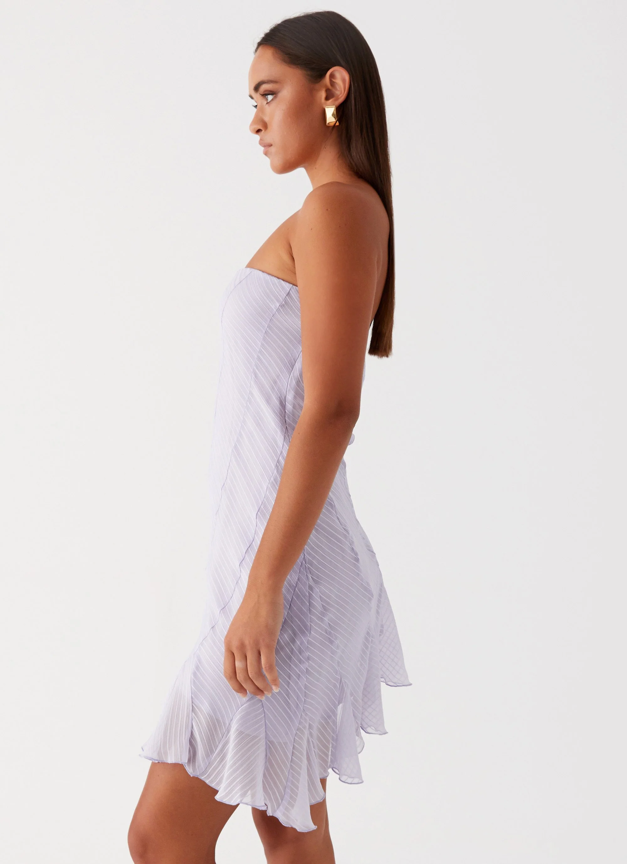 Yolanda Mini Dress - Lavender - Image 3