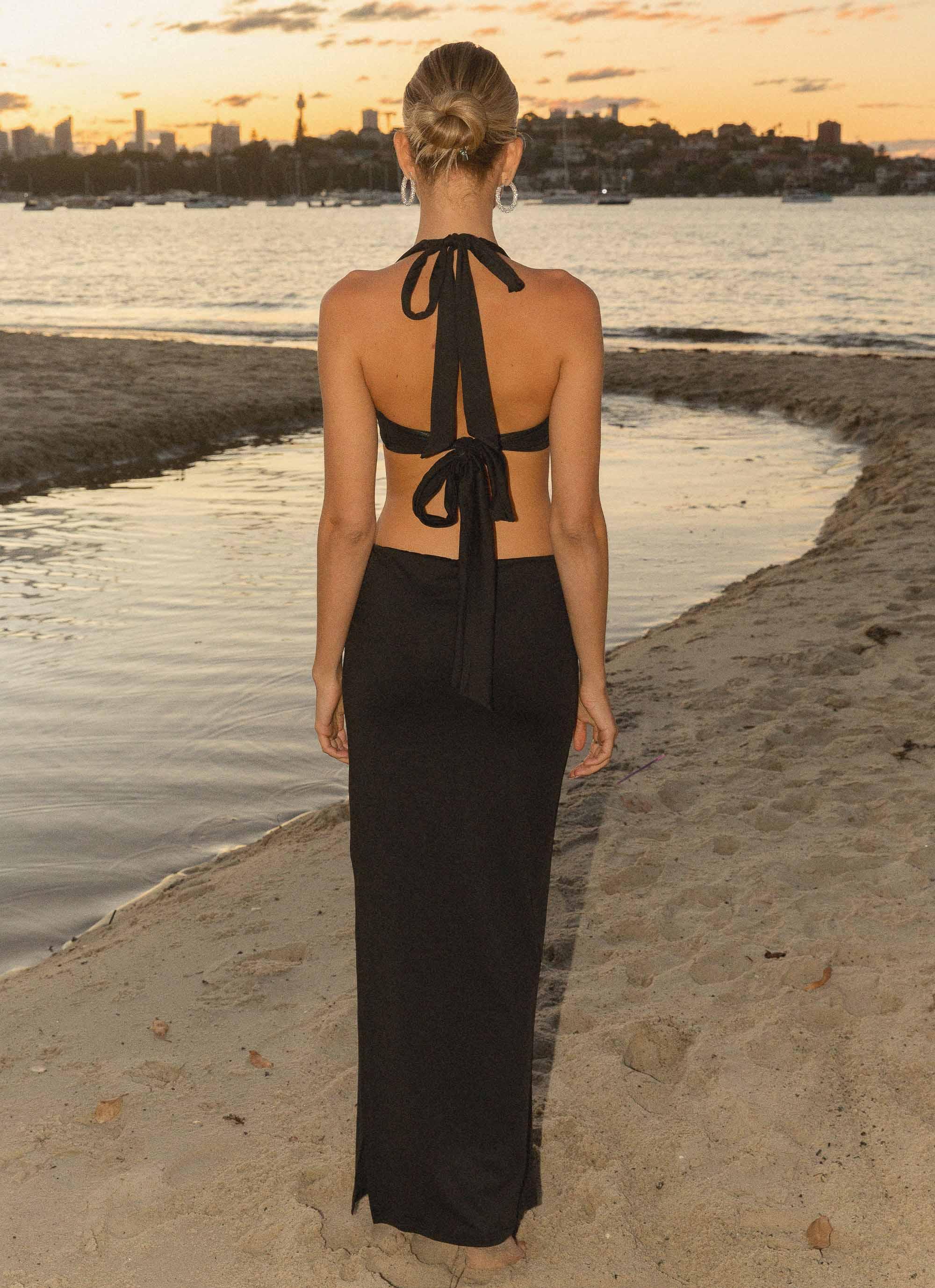 Your First Choice Ring Maxi Dress - Onyx - Image 4