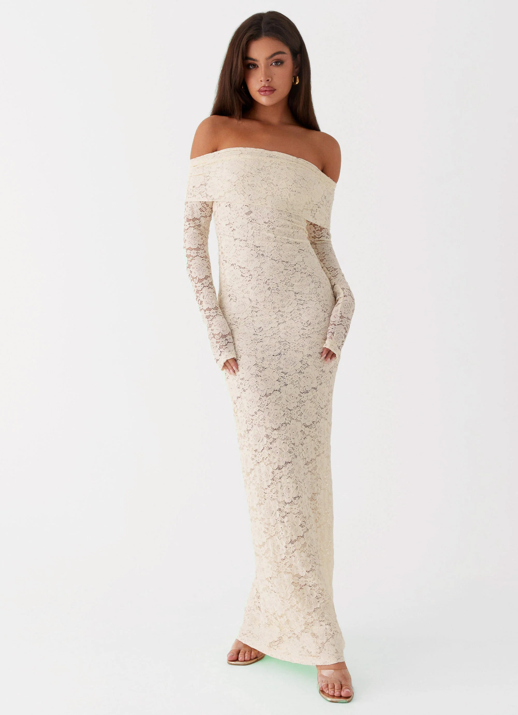 Yours Always Lace Maxi Dress - Ivory - Image 4