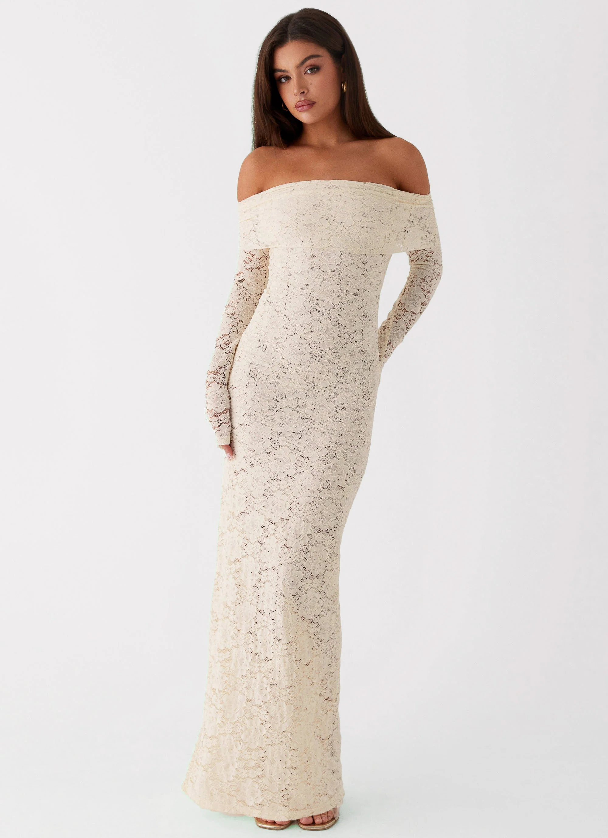 Yours Always Lace Maxi Dress - Ivory - Image 5