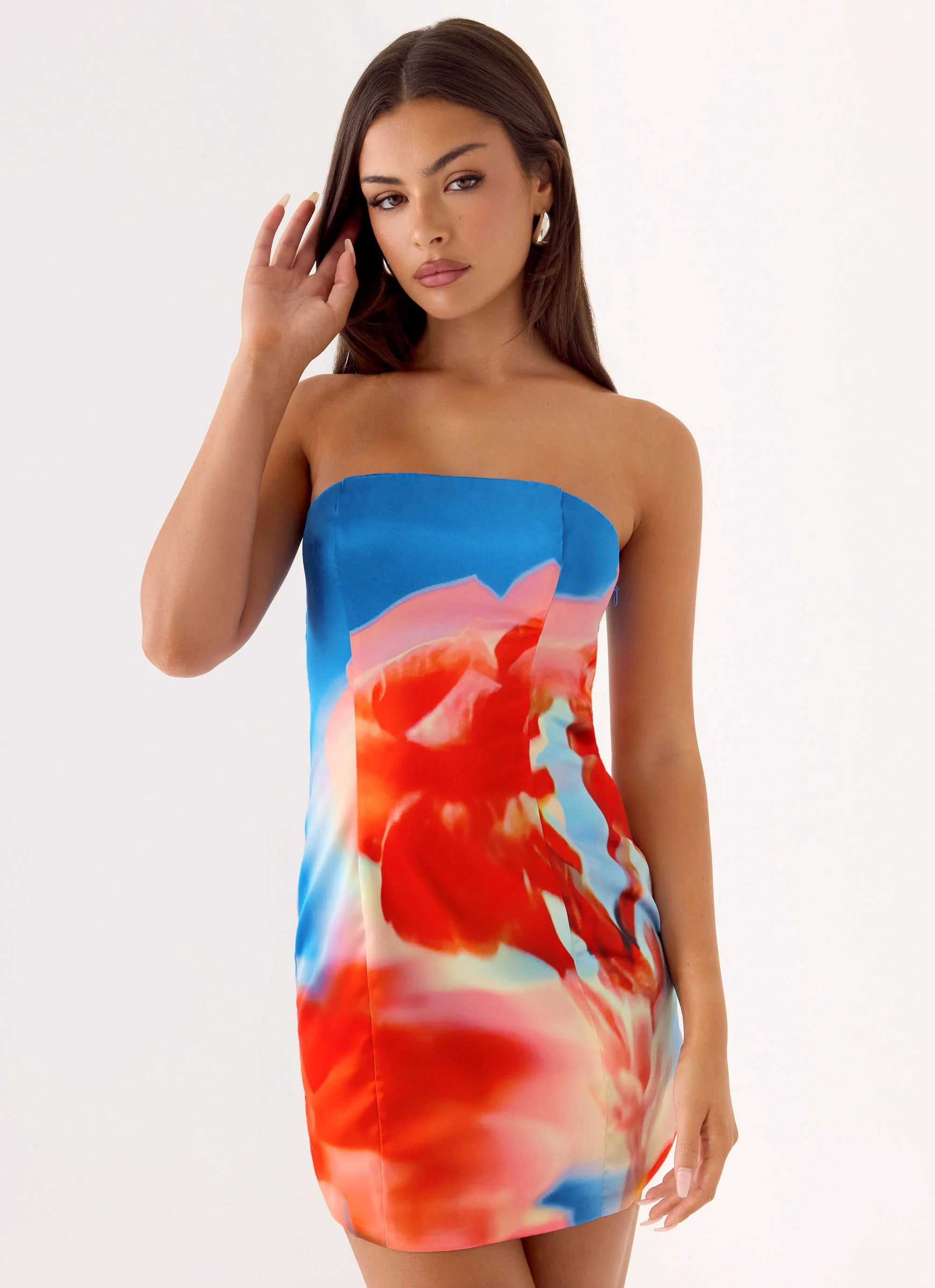 Yuha Strapless Mini Dress - Twilight Petal - Image 6