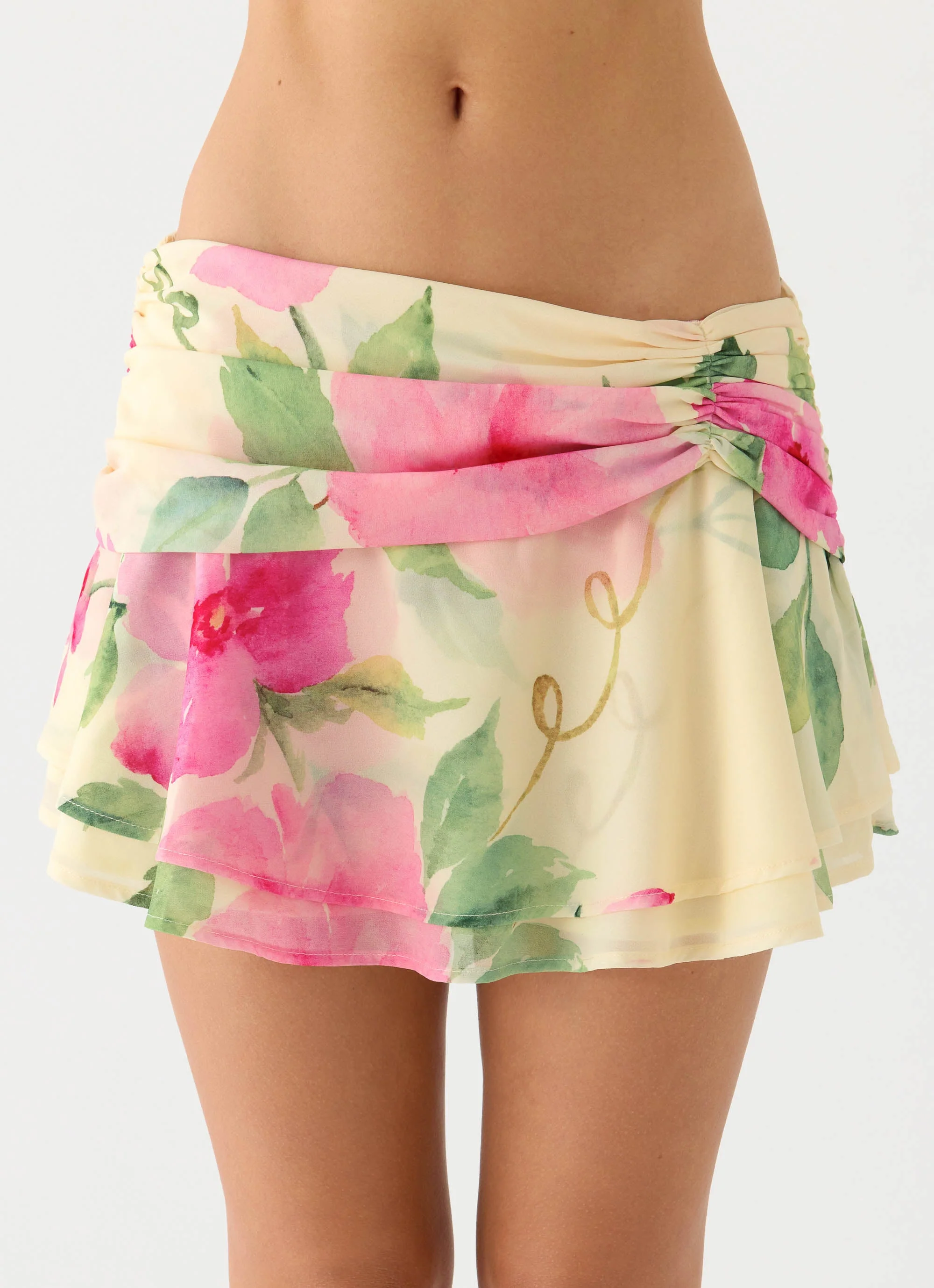Yuju Mini Skirt - Lemon Soleil - Image 5