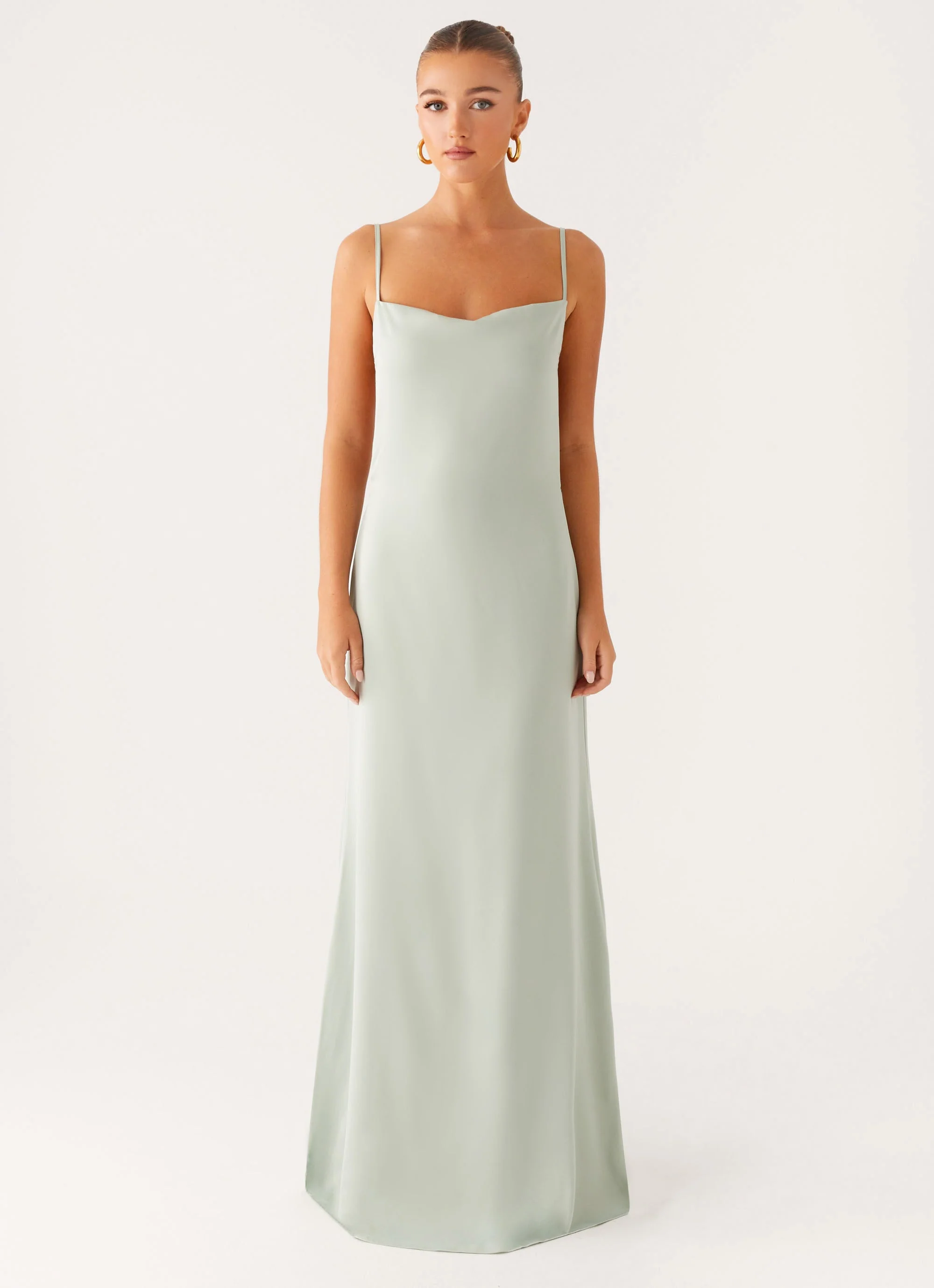 Yves Maxi Dress - Mint - Image 5