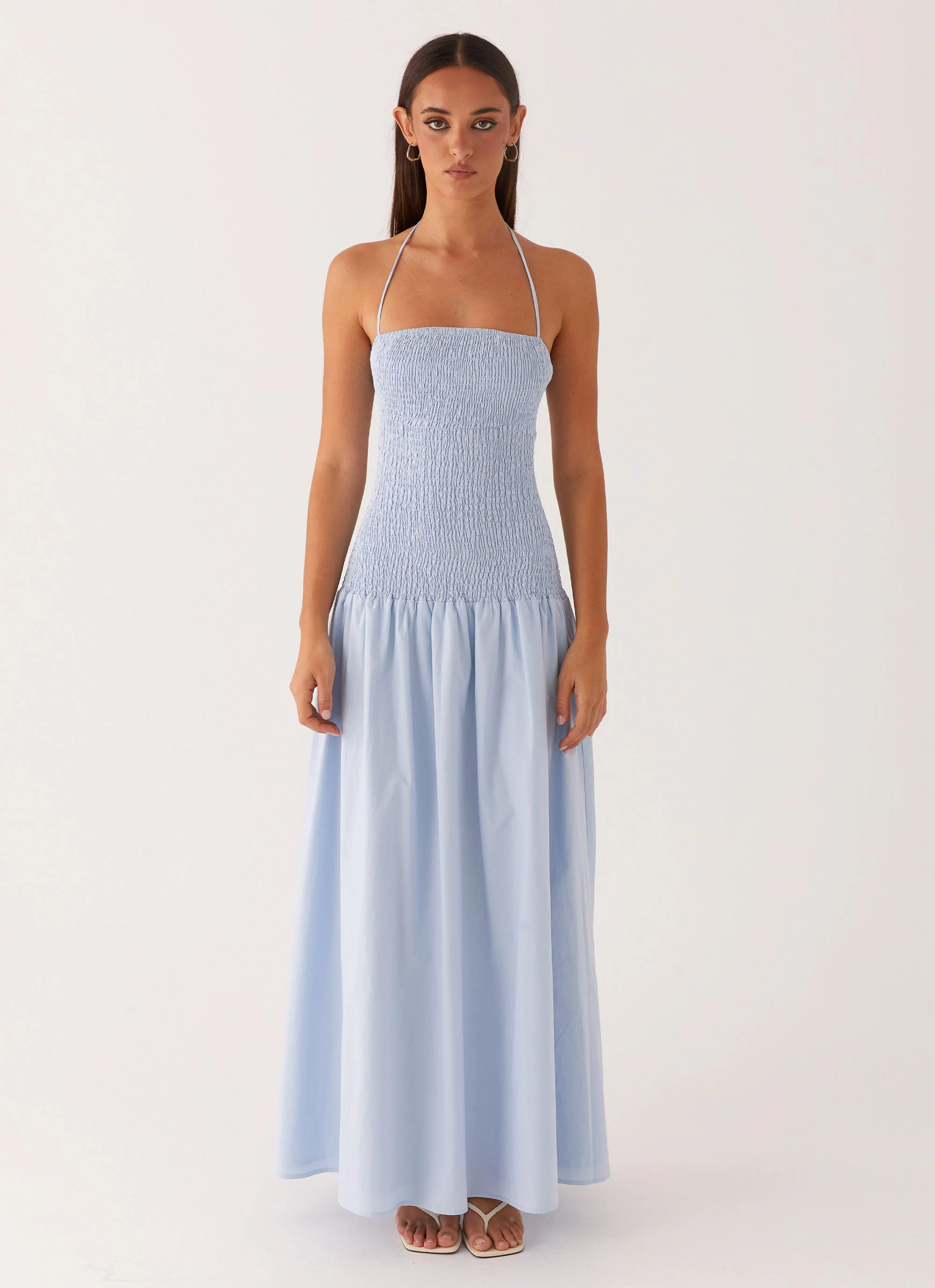 Zahra Maxi Dress - Blue - Image 3