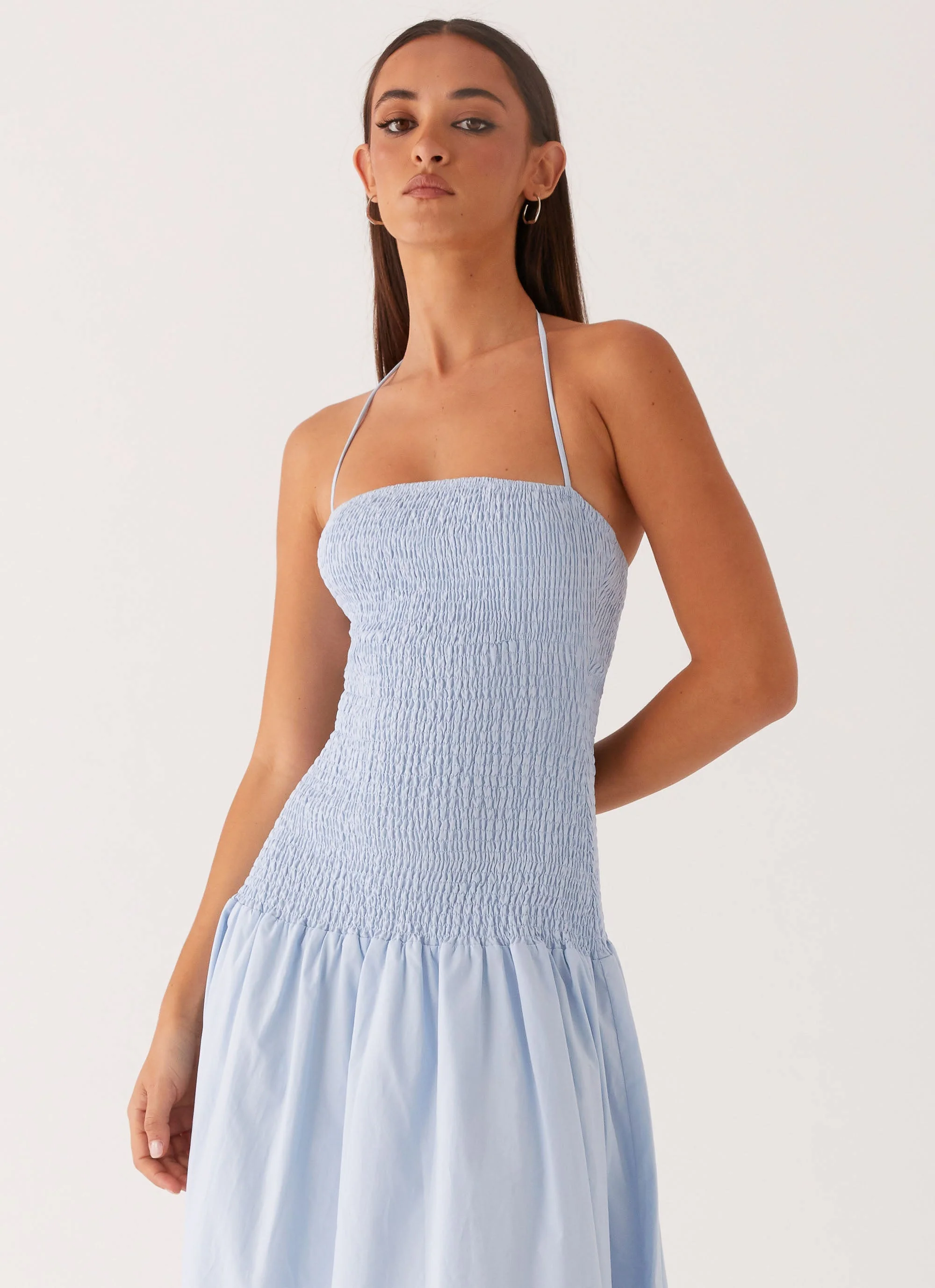 Zahra Maxi Dress - Blue - Image 5
