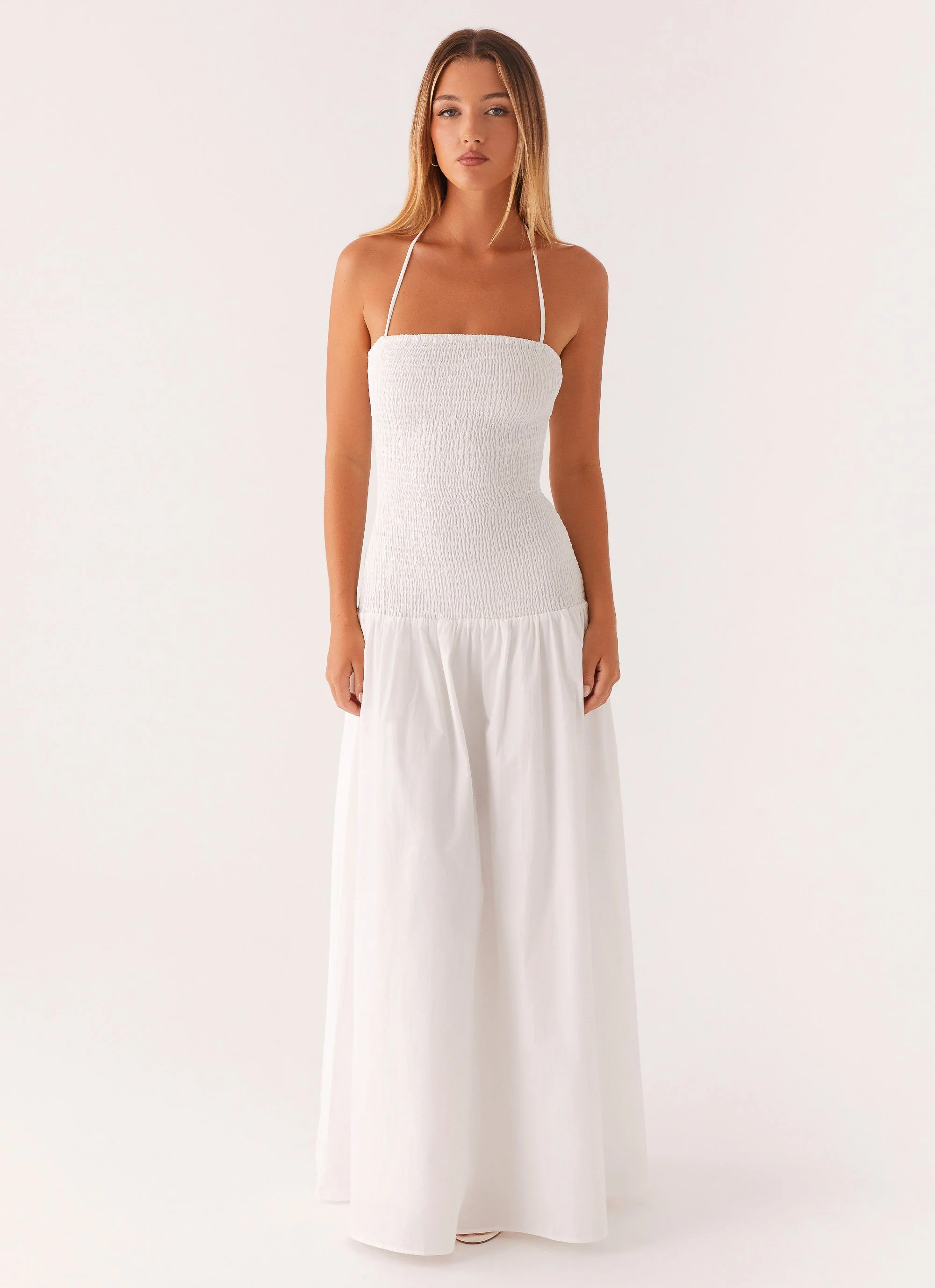 Zahra Maxi Dress - White - Image 2
