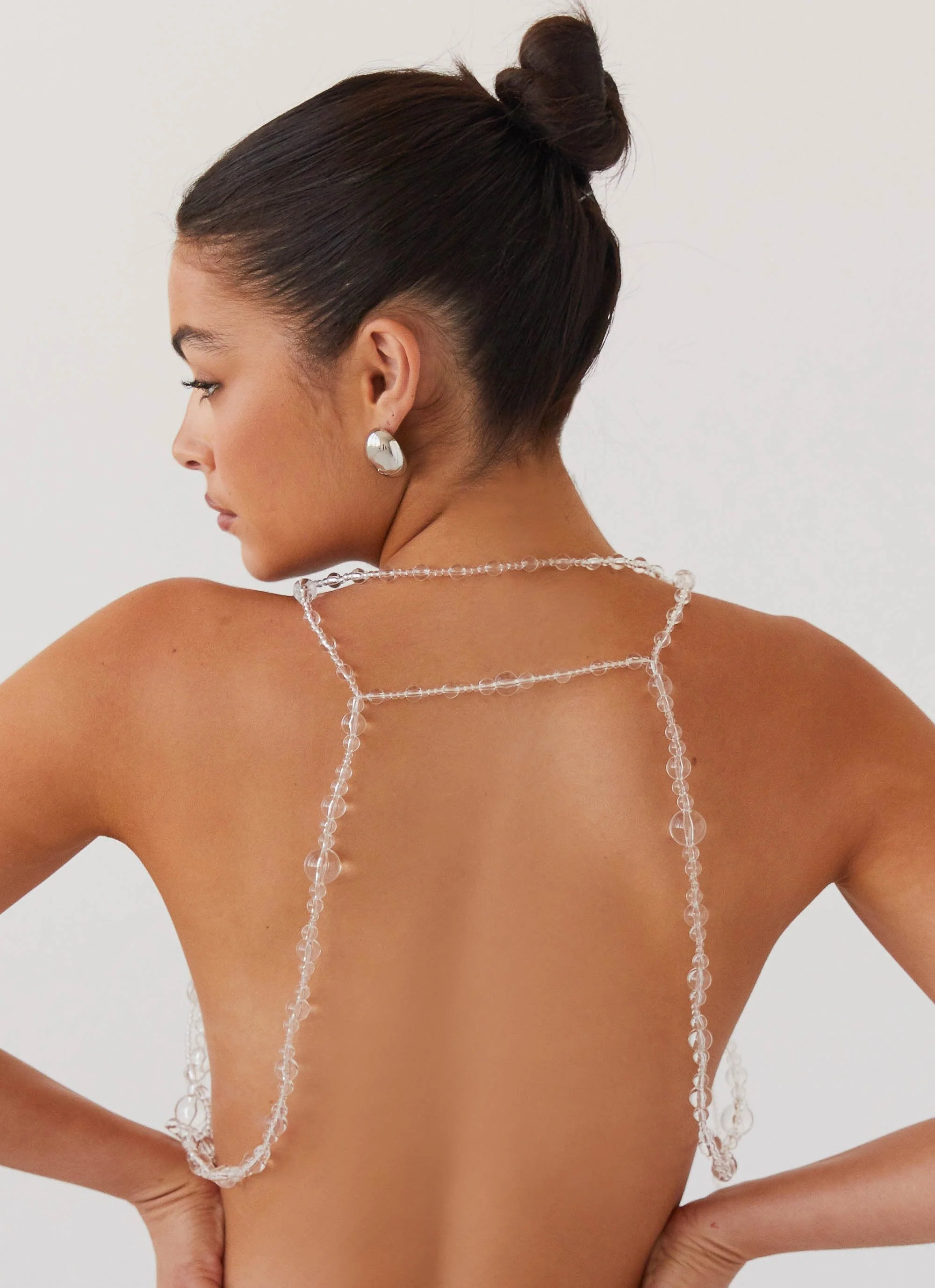 Zaira Beaded Vest Top - Opal - Image 4