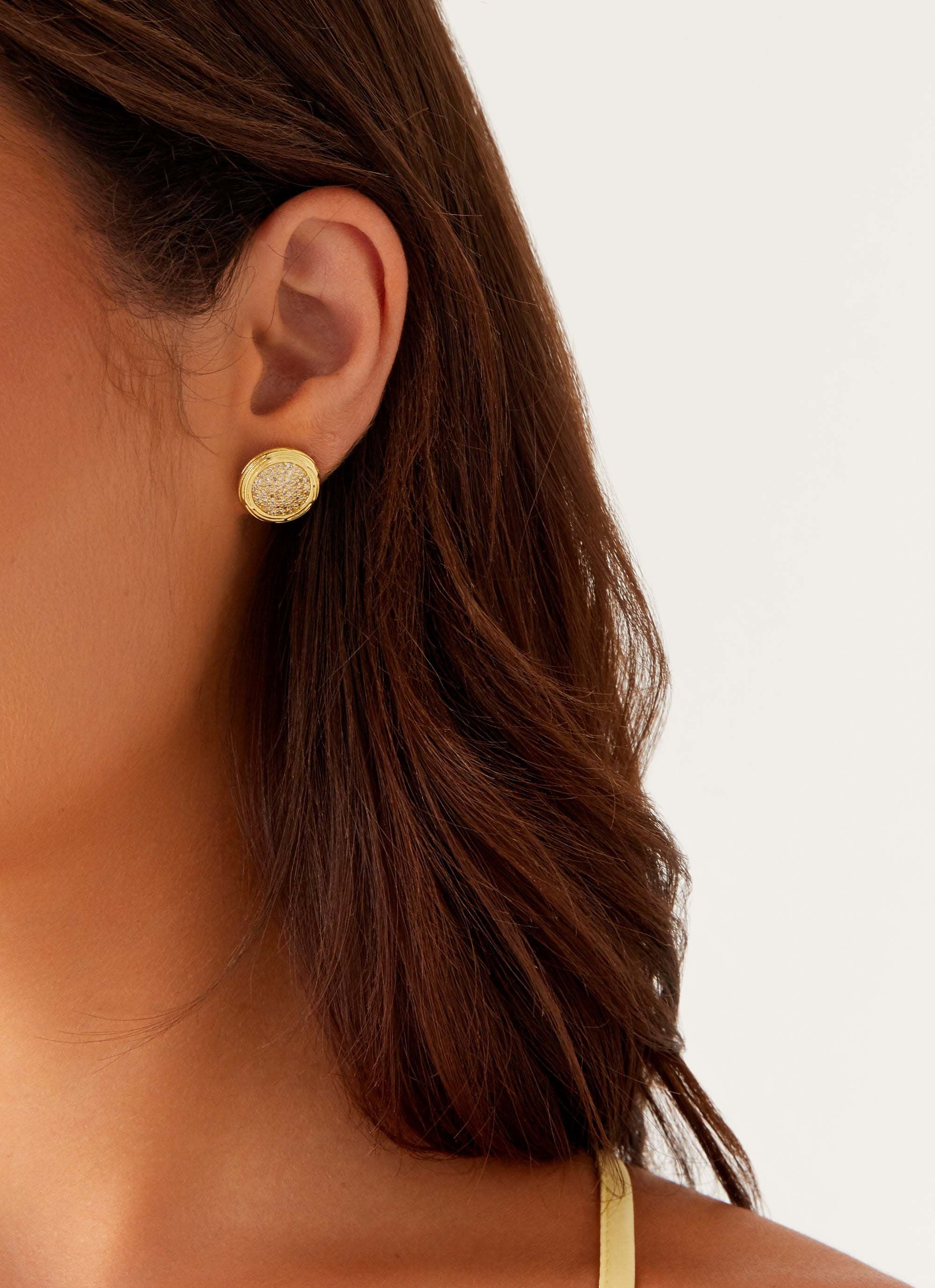 Zami Earrings - Gold - Image 4