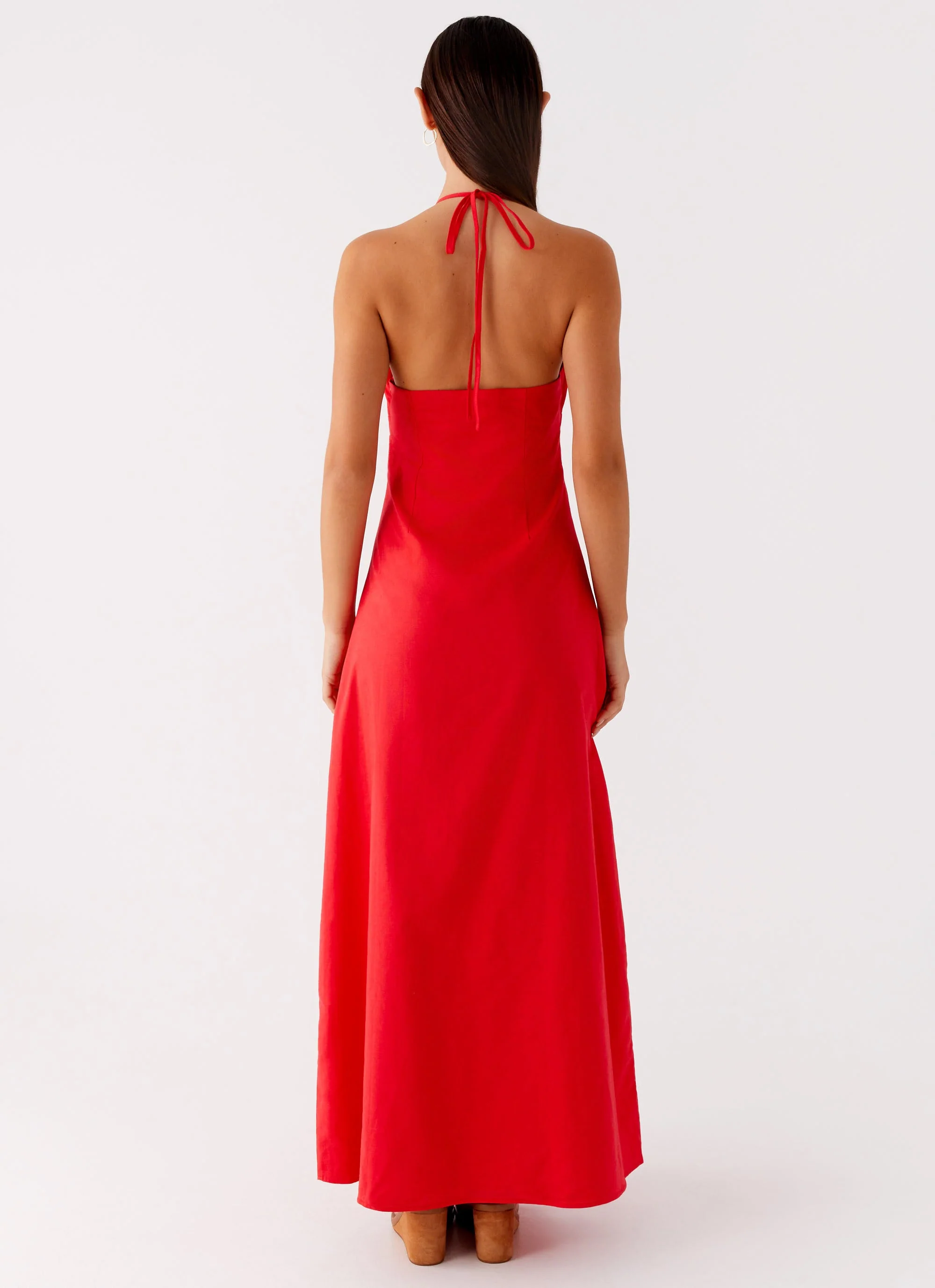 Zana Maxi Dress - Red - Image 4