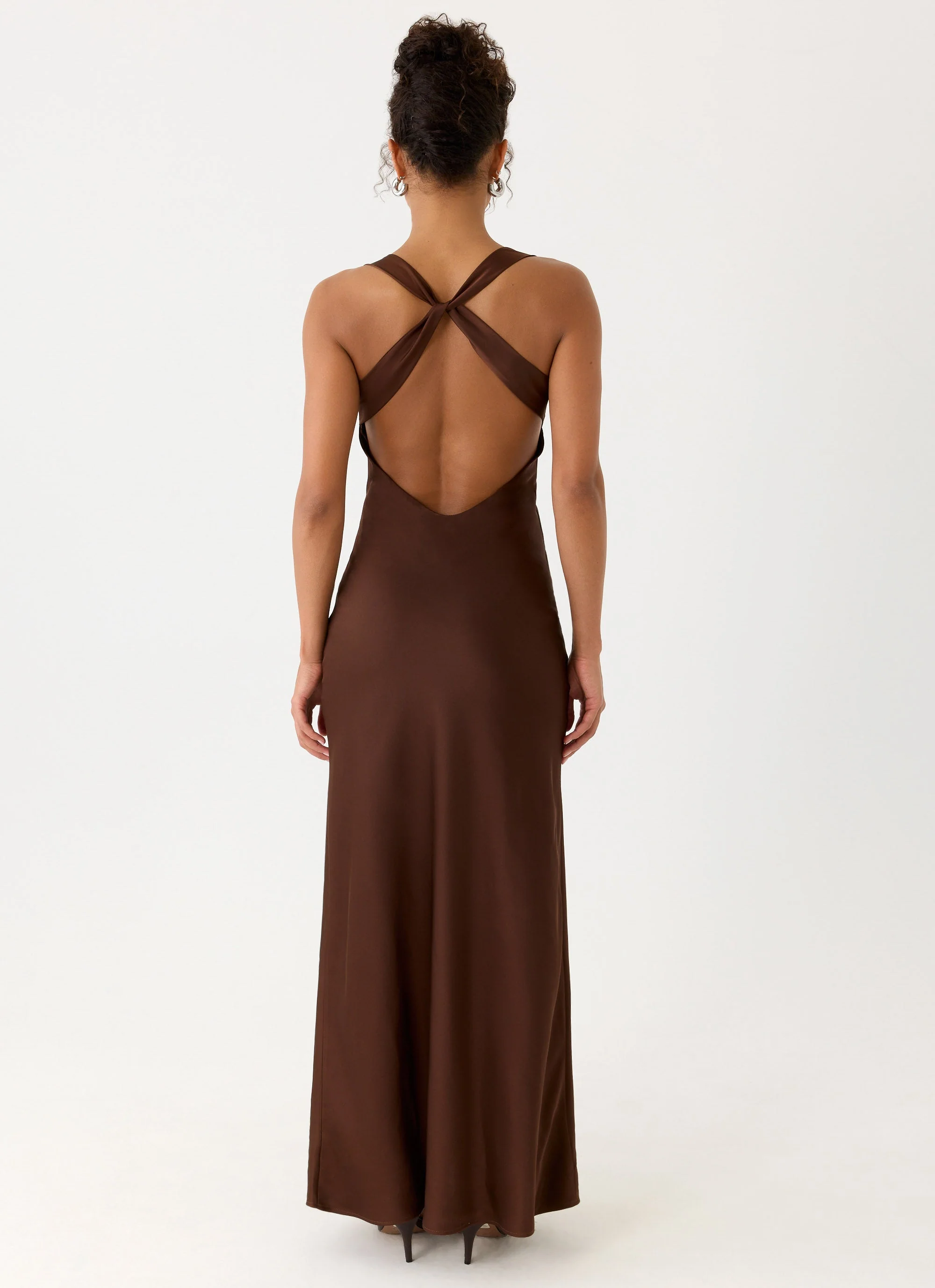 Zandie Maxi Dress - Chocolate Torte - Image 3