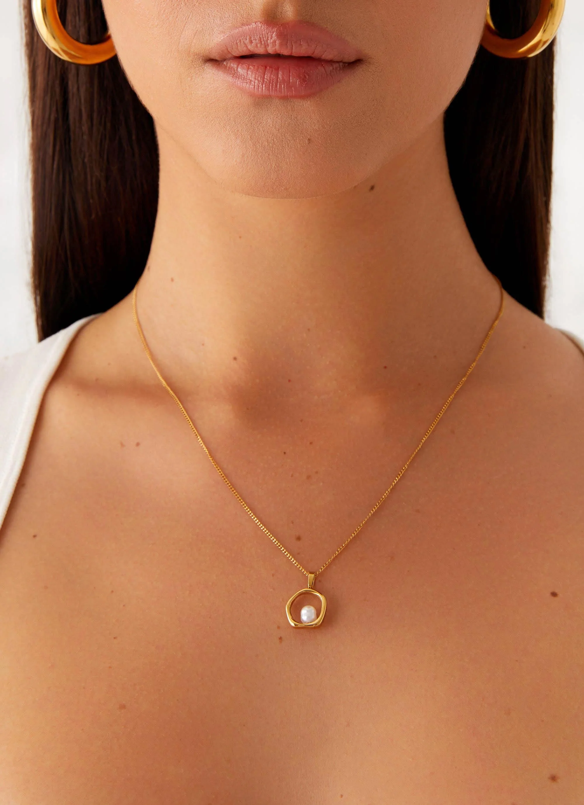 Zania Necklace - Gold - Image 2