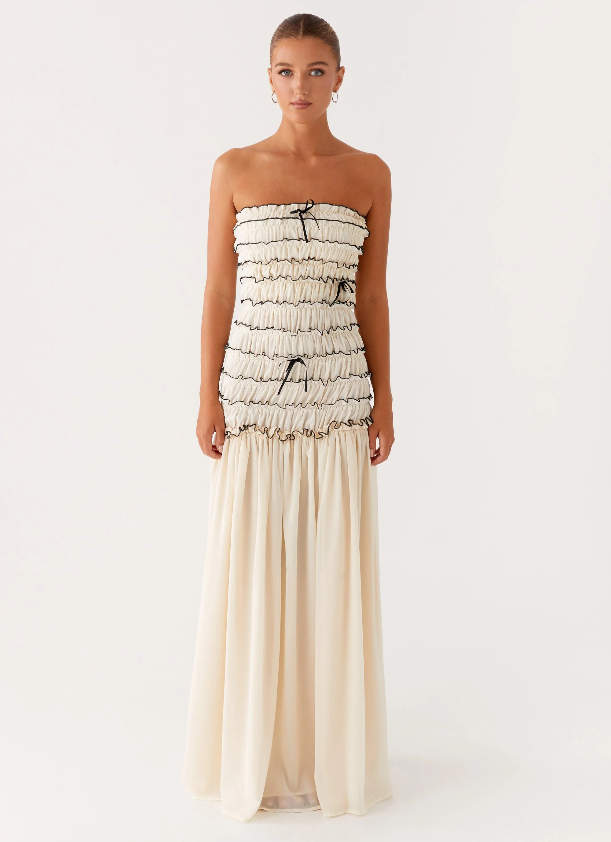 Zariah Maxi Dress - Ivory - Image 2
