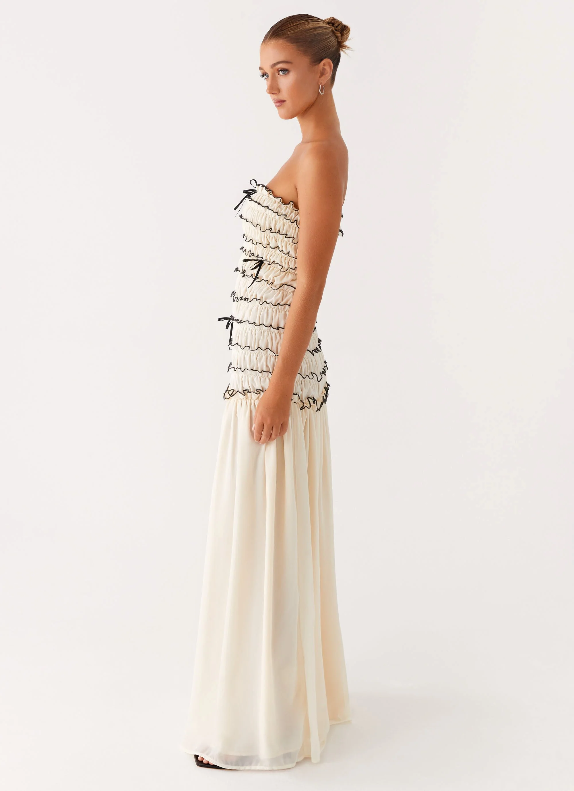 Zariah Maxi Dress - Ivory - Image 3