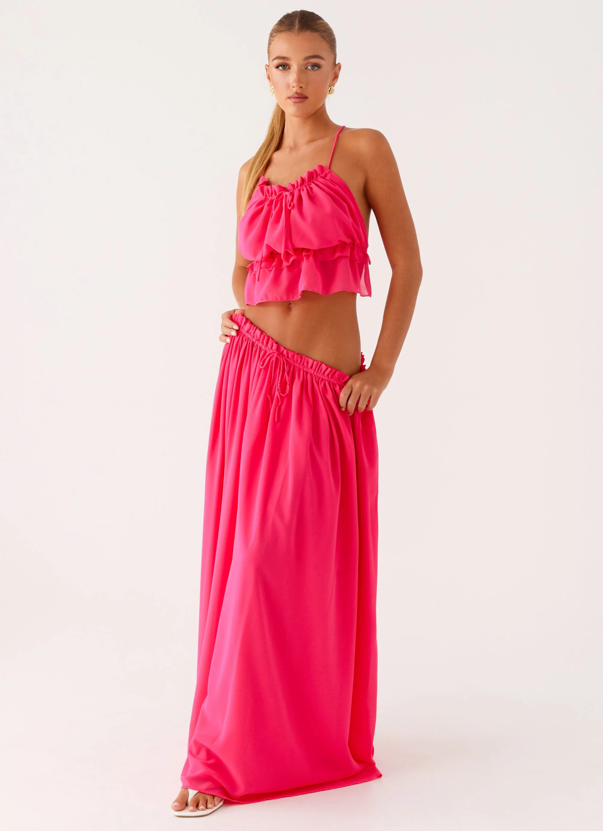Zaya Backless Top - Fuchsia - Image 5