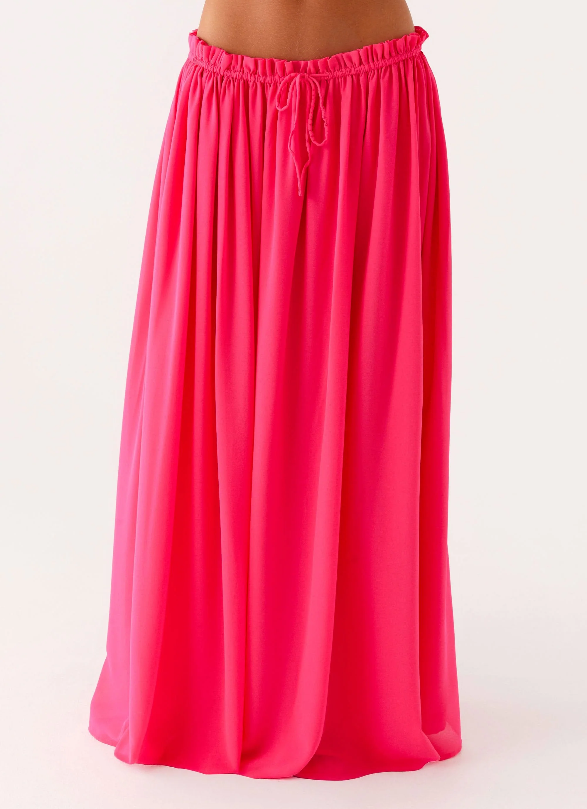Zaya Maxi Skirt - Fuchsia - Image 6
