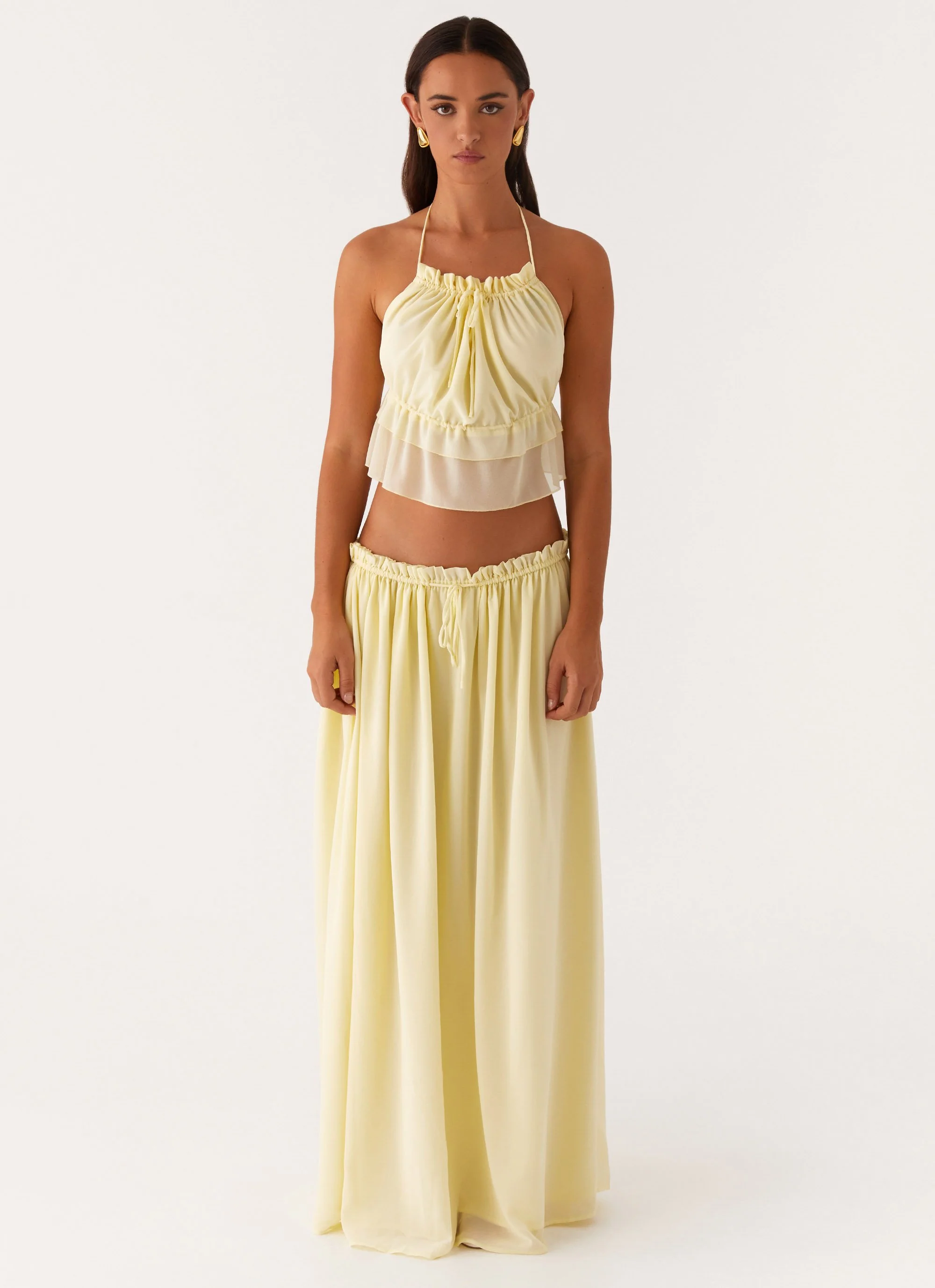 Zaya Maxi Skirt - Yellow - Image 2