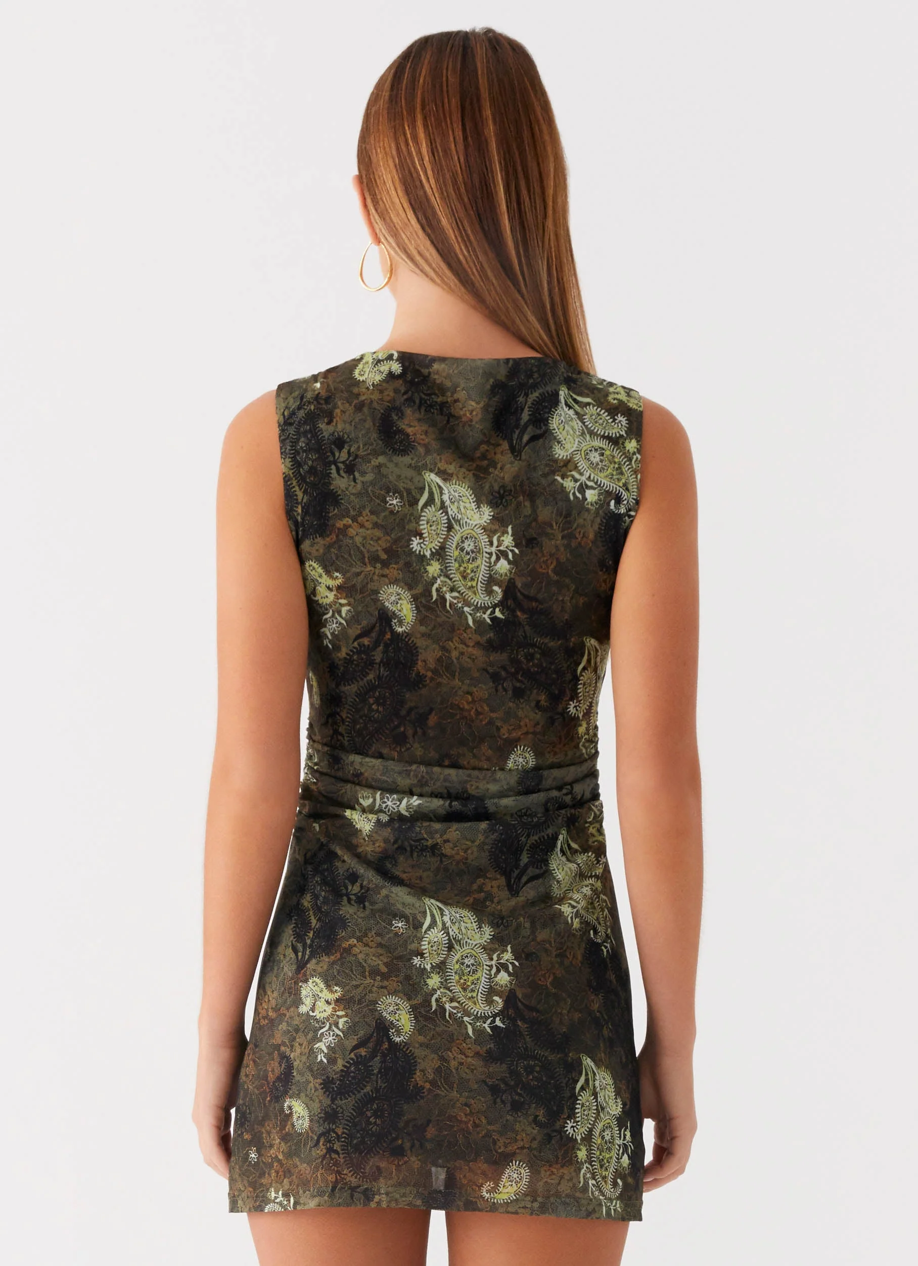 Zella Mini Dress - Cyber Floral - Image 3