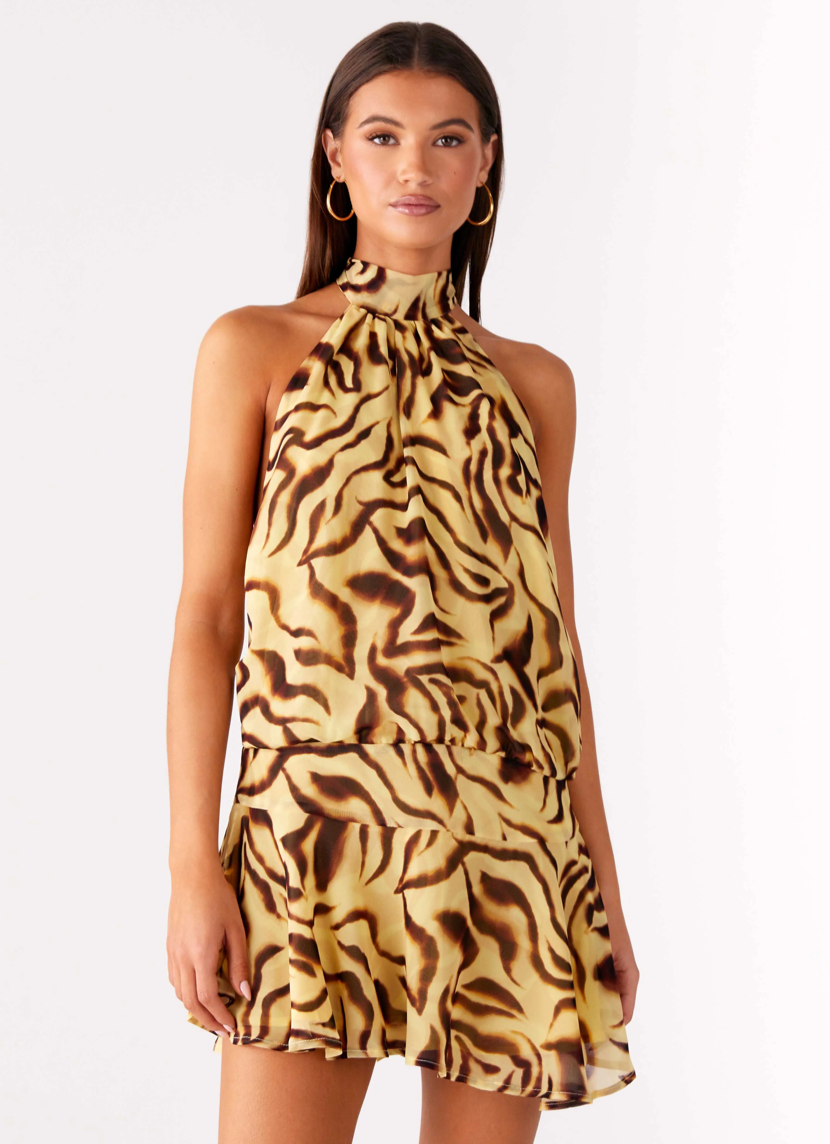 Zulla Backless Mini Dress - Laguna Print - Image 5